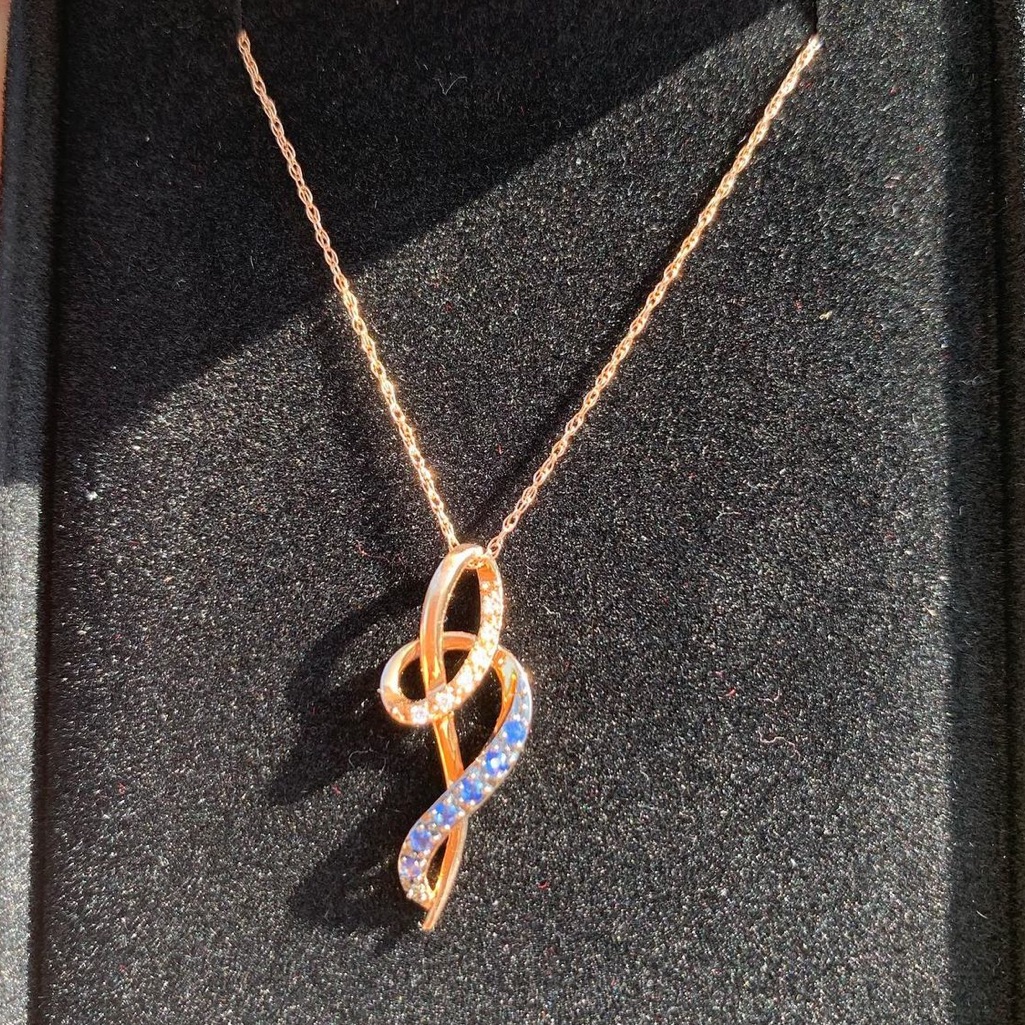 Le Vian Diamond And Sapphire Necklace